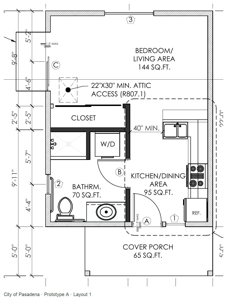 Garden 374 · Studio · 1 bath